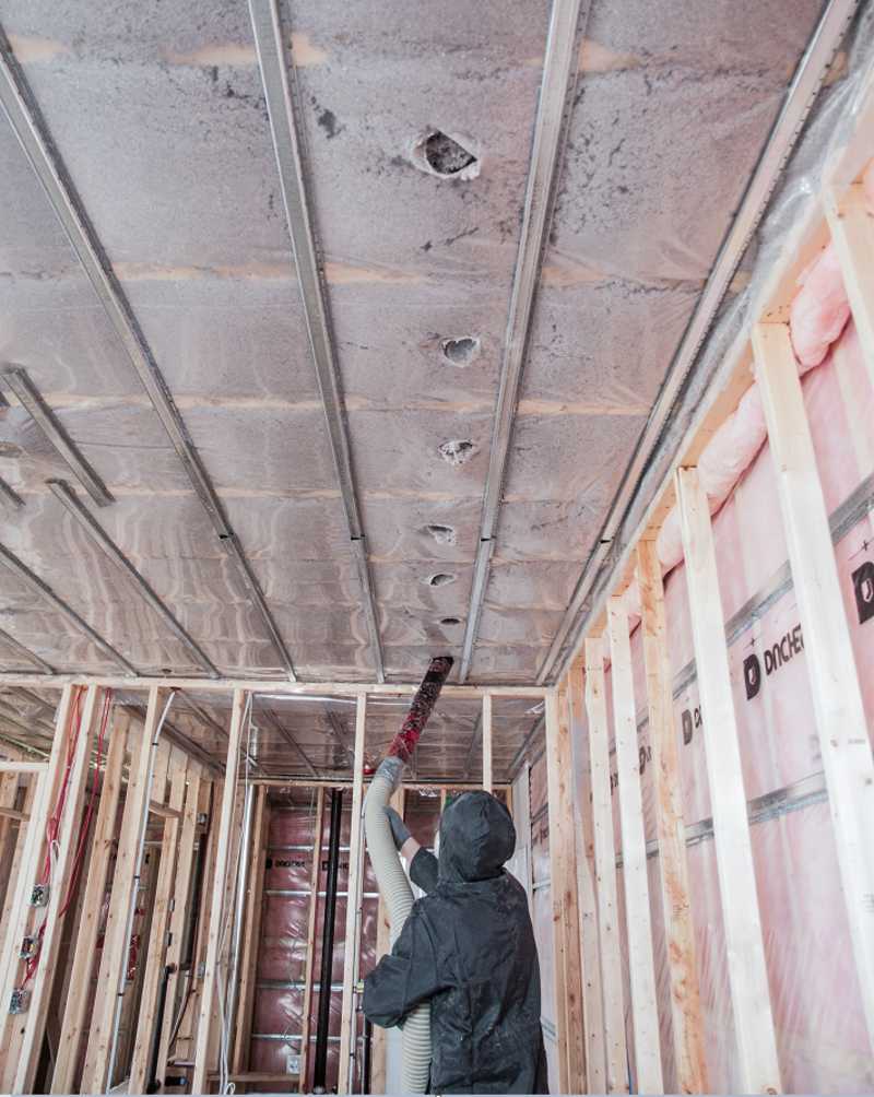 Service d'insonorisation de plafond, plancher et mur